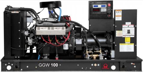 Газовый генератор Pramac GGW100G в контейнере