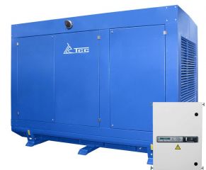 ТСС АД-400С-Т400-2РПМ20 (Mecc Alte) в погодозащитном кожухе с АВР