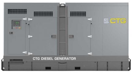 Дизельный генератор CTG 55C в кожухе