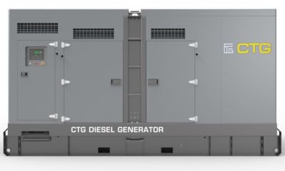 Дизельный генератор CTG 33C в кожухе