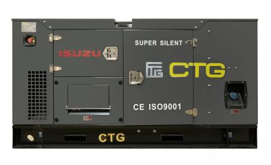 Дизельный генератор CTG 28IS-M в кожухе