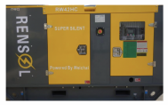 Дизельный генератор Rensol RW 80 HC в кожухе