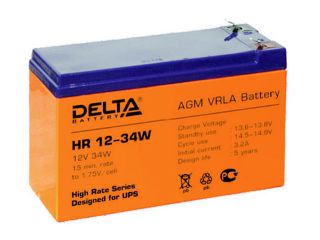 Аккумуляторная батарея DELTA HR 12-34W
