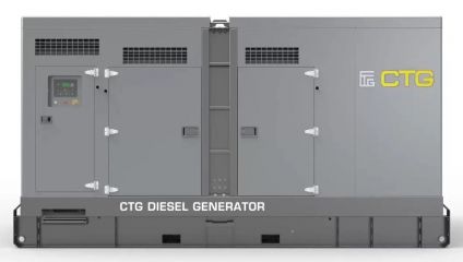 Дизельный генератор CTG 455WE в кожухе
