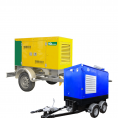 MitsuDiesel МД ЭД-20-Т400-1РКМ29 в шумозащитном кожухе на шасси