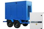 ТСС ЭД-80-Т400-2РКМ1 в шумозащитном кожухе на прицепе с АВР