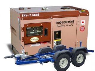 Дизельный генератор Toyo TKV-7.5SBS
