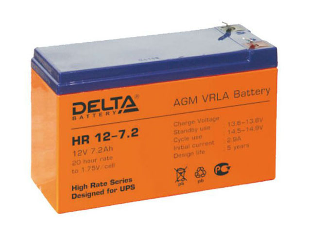 Батарея для ИБП DELTA HR 12-7.2